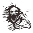 thumbnail image 1 of halloween Crne Cass Homme Salle De Bain Autocollants Salle De Bain Toilettes Autocollants Maison Autocollants Muraux Autocollants, 1 of 5