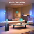 thumbnail image 4 of Linkind Matter Smart Light Bulb, A19 Tunable White, 9W, 60W Equivalent, 800lm, E26 Base, 1 Pack, 2025 Upgraded, 4 of 8