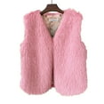 thumbnail image 2 of adviicd Fashion Women Faux Fur Vest Sleeveless Jacket Winter Warm Coats Outwear Comfy Soft Waistcoat (Pink, S), 2 of 7