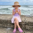 thumbnail image 5 of Cushionaire Pool-K Jelly Sandals for Girls, Water Friendly Slip-On Slides with Double Adjustable Buckles, Comfortable Everyday Wear Kids Sandals, 5 of 15