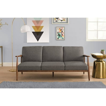 Better Homes and Gardens Flynn Mid Century Sofa Bed, Multiple (Best Sofas For Small Apartments)