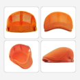 thumbnail image 3 of Men's Mesh Flat Cap Breathable Summer Newsboy Hat Beret Ivy Cap Irish Cabbie Gatsby Driving Hunting Hats, 3 of 6