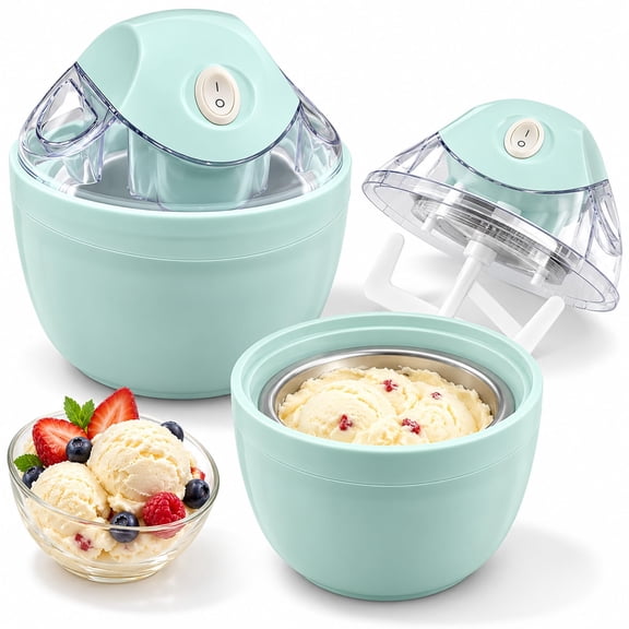 Whipsy Ice Cream Maker,Homemade Frozen Dessert Maker With One Button Operation, For Ice Cream, Gelato, Frozen Yogurt