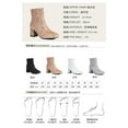 thumbnail image 3 of Women's And Winter Sequins Thick High Heels Zippered Short Boots Boots Bare Boots, 3 of 8