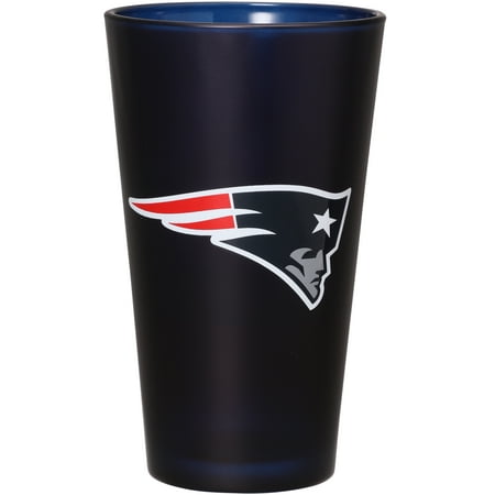 New England Patriots 16 oz. Team Color Frosted Pint Glass - No Size