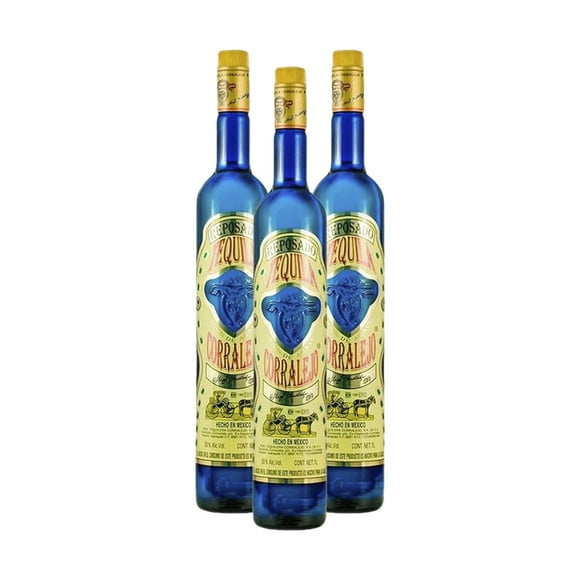 Pack De 3 Tequila Corralejo Reposado 1Lt