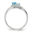 thumbnail image 3 of Sterling Silver Rhodium-plated Family Jewelry Mounting QXMR64/2SSM-8, 3 of 6