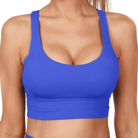

Womens Sports Bras Strappy Padded Yoga Workout Tops Bras For Women