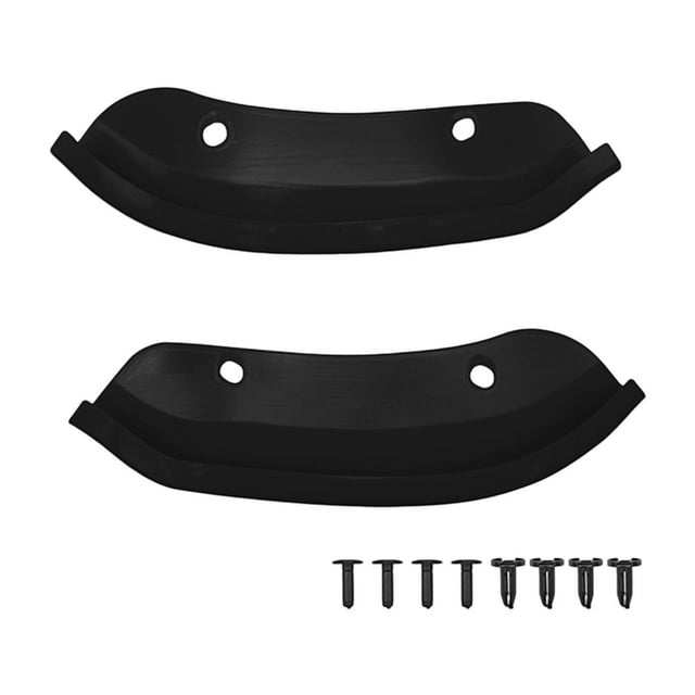 koolsoo 2 Pcs Spoilers à Lèvres avant Légers pour Protection 2015-2021 Noir