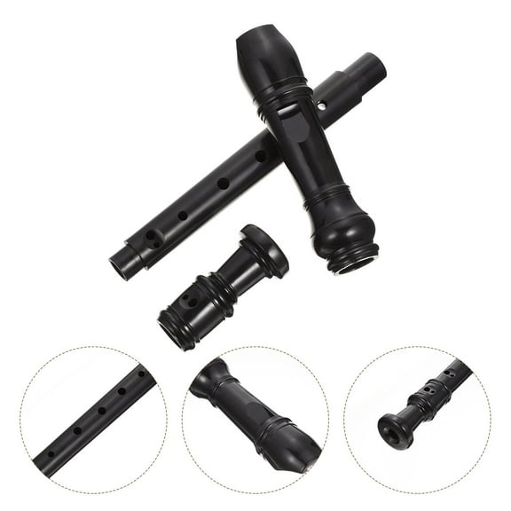 MEIBUTYUP Professional 8-Hole Plastic Clarinet Black Beginner Wind Instrument for Practice and Learning