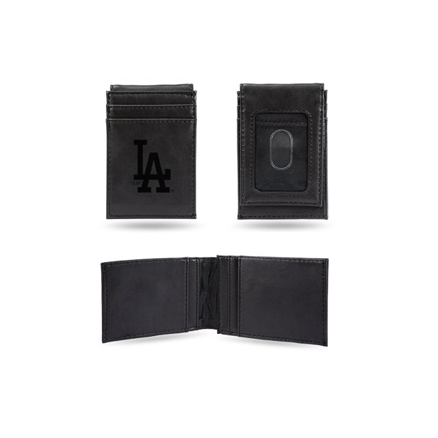 Los Angeles Dodgers Laser Engraved Black Front Pocket Wallet