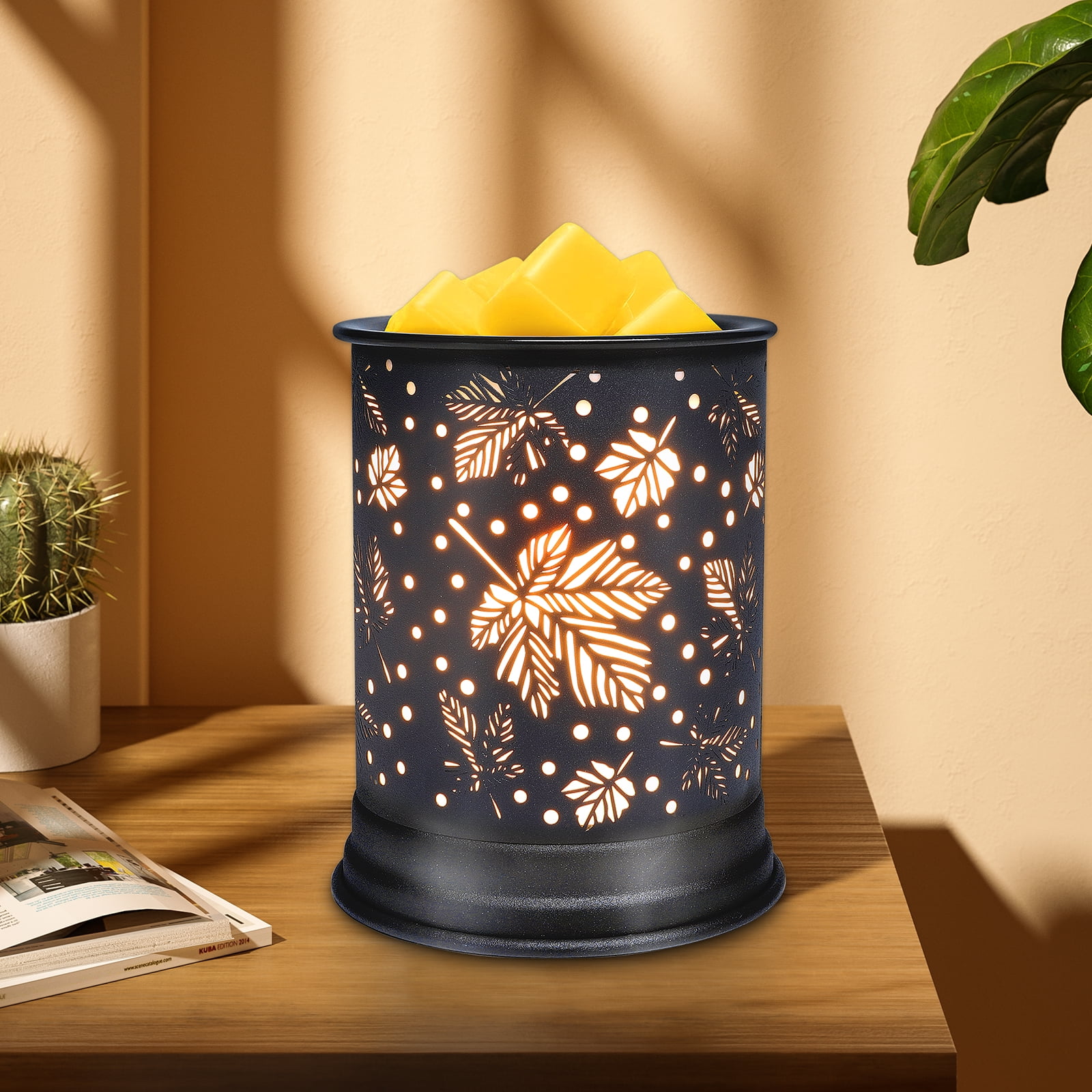 Crystal Wax Melt Warmer, Ornix Electric Wax Warmer for Scented Wax, Oil Burner Wax Melt Night Light for Gift, Home, Spa, Office, Size: 3.74 x 3.74 x