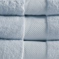 thumbnail image 4 of Madison Park Signature 6-Piece Turkish Cotton Bath Towel Set in Light Blue, 4 of 9