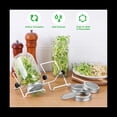 thumbnail image 4 of Sprouting Kit,Stainless Steel Sprouting Jar Lids Stands Jar Screen Lids for Regular Mouth Jar Canning 2.75In, 4 of 7