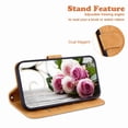 thumbnail image 3 of Nalacover For Samsung Galaxy S22 Ultra Wallet Case,Embossed Sun Flower Pattern PU Leather Magnetic Flip Folio Book Credit Card Holder Shockproof for Women Men Phone Cover+Strap.Yellow, 3 of 6