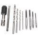 thumbnail image 1 of Juego de brocas para roscar de acero con llave tipo T, herramienta manual para tornillos, tuercas, roscado, 1 of 14