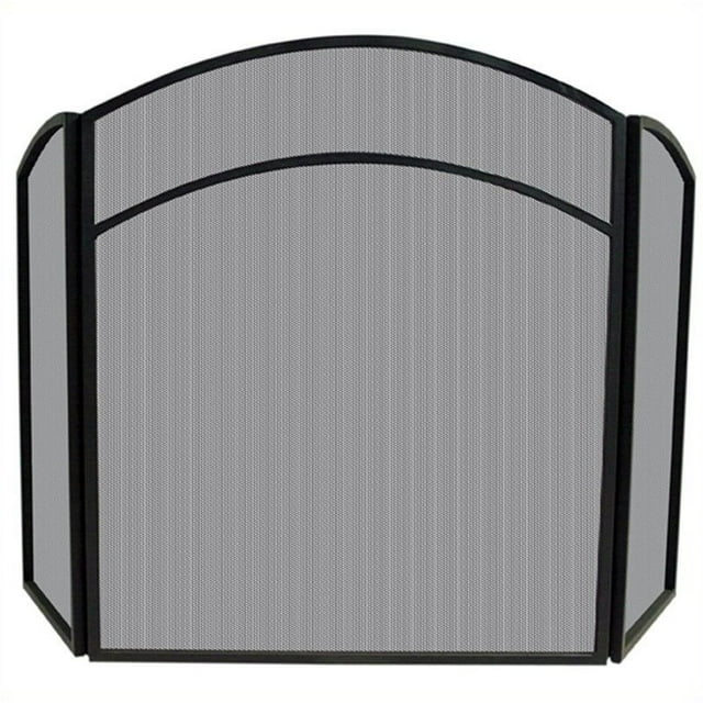 Uniflame 3 Fois Arc en Fer Forgé Noir Écran Supérieur
