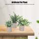 thumbnail image 4 of Plantas De Eucalipto En Macetas Falsas, Plantas En Macetas Artificiales Sin Riego Hermoso Decorativo 3 Paquete Para Escritorio, 4 of 7