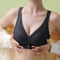thumbnail image 2 of Bra B Cup Soft Push Up Lace Lace Comfortable Ladies Adjustable Unwired Medium Thick Cup Bra, 2 of 4