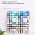 thumbnail image 3 of Sequin Wall Panel, Dustproof Mirrors Mosaic Panel Square  for Home, 3 of 7