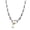 silver 1, variant on Romantic Exquisite Zircon Fish Tail Bracelets 316L Stainless Steel 18k Gold Plated Charm Bracelet for Women Jewelry Gifts