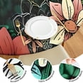 thumbnail image 4 of Pioneer Flower Floral Print Pattern Round Fitted Tablecloth with Elastic Edge,Dining Table Cover Waterproof,Outdoor Round Tablecloth for Camping,Dining,Indoor and Outdoor, 4 of 7