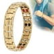 thumbnail image 5 of Pulsera magnética de moda para hombres, alivio de la fatiga, Reduce el dolor, cuidado saludable, pulsera magnética dorada, 5 of 10