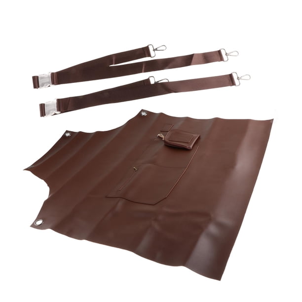 Delantal de cocina de PU Macarena impermeable y resistente al aceite