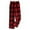 63# Red, variant on DENGDENG Women Christmas Pajamas Open Bottom Buffalo Plaid Fall Flannel Fleece Pj Pants Winter Fuzzy Loungewear Sleep Pants Plush High Waisted Cozy Loose Fit Pajama Bottoms with Pockets Blue XL