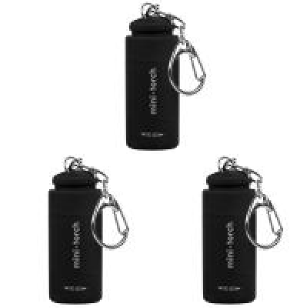 Llavero Linterna Carga USB Antorcha Bolsillo Accesorios Pesca ()