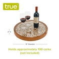 thumbnail image 4 of True Wine Cork Collector Lazy Susan Turntable, Holds 130 Corks, Table Décor, 4 of 5