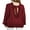 Red, variant on Womens Sexy Sweaters Backless Long Sleeve Sweater Solid Loose Knitted Comfy Soft Pullover Jumper Top,Grey,Large