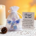 thumbnail image 3 of Pekkaxy Forget-Me-Not Angel Figurine, 2.76 x 1.97 in, Handcrafted Keepsake for Comfort and Remembrance, Portable Pocket Token for Grieving Loved Ones, 3 of 9