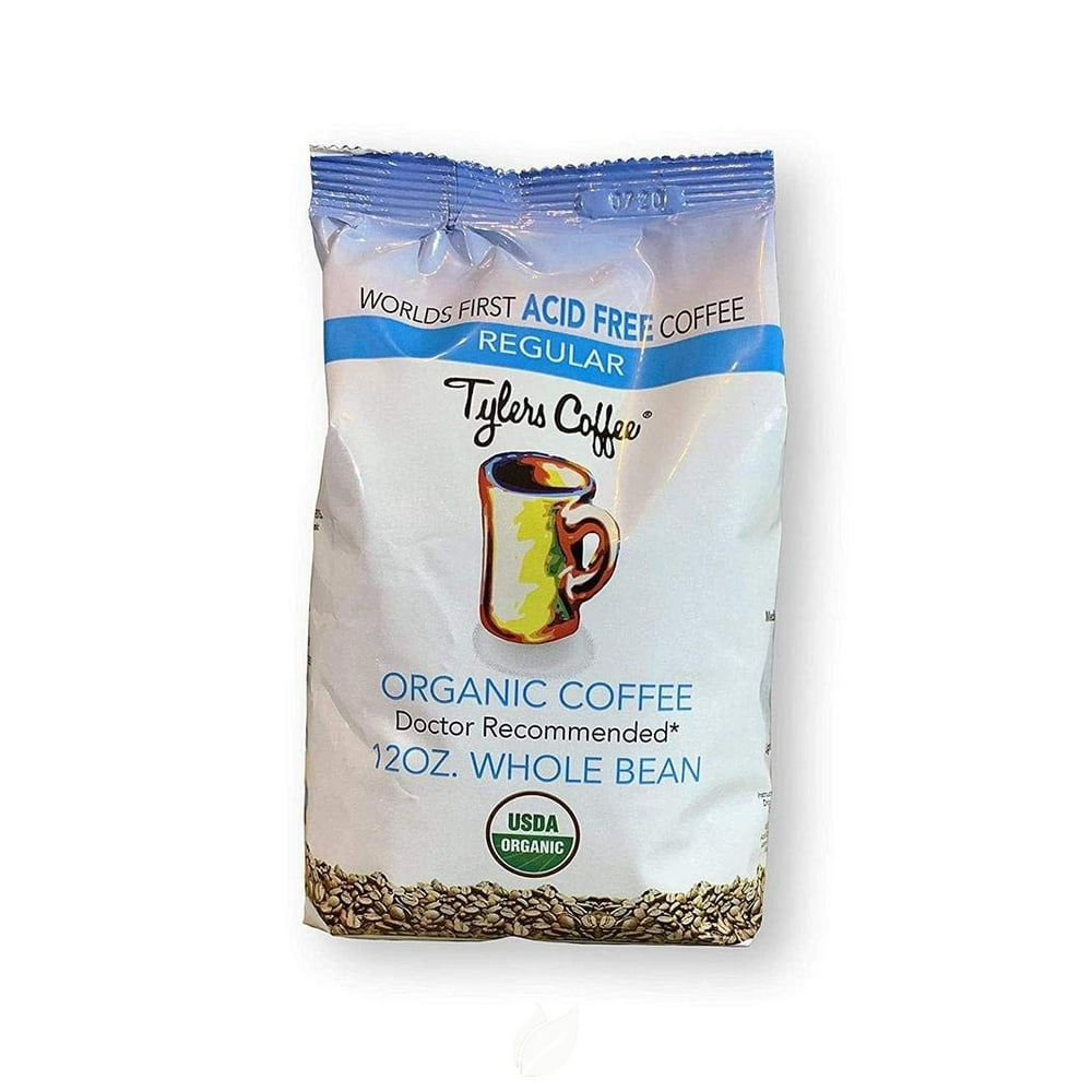 Tyler's Acid Free Coffee Whole Bean Regular 12oz, Pack of 2 Walmart