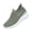 Dark Green, variant on EKVAHL Women's Orthopedic Slip On Walking Sneakers, Hollow Mesh Wedge Athletic Shoes, Arch Support Non Slip Sole Daily Casual Walking Shoes White