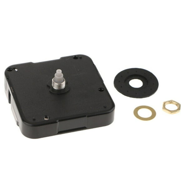 MYG Mécanisme de Mouvement d'Horloge à Quartz DIY Kit de Réparation d'Horloge Murale Silencieuse Remplacement Arbre 0.48 Po (Filet 0.18 Po)