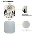 thumbnail image 2 of Jeiento Compass Car Windshield Sun Shade 2 Piece Car Windshield Cover Sun Shade Mountain Windshield Visor Sun Shade Blocks UV Rays Sun Visor Protector Sun Protection Interior Auto Accessory, 2 of 7