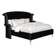 thumbnail image 2 of Deanna Queen Tufted Upholstered Bed Black, 2 of 7