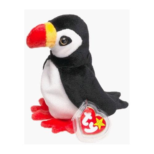 Ty Beanie Baby Puffer The Puffin Penguin Plush - (Acrylic Case) - Walmart.com - Walmart.com