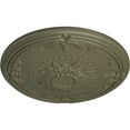 thumbnail image 3 of Ekena Millwork 26 1/4"OD x 3 1/4"P Athens Ceiling Medallion (Fits Canopies up to 3 5/8"), Hand-Painted Spartan Stone, 3 of 5
