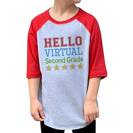 

7 ate 9 Apparel Hello Virtual 2nd Grade Red Shirt