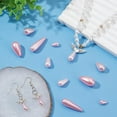 thumbnail image 4 of 98 perlas en forma de lágrima, 5 estilos diferentes, perlas rosas en forma de gota de agua, cuentas espaciadoras sueltas para la elaboración de pendientes, pulseras y collares., 4 of 5