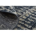 thumbnail image 4 of 6' X 9' Blue Gray and Tan Wool Abstract Hand Knotted Area Rug, 4 of 11