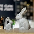 thumbnail image 2 of HCTSHG Rabbit Garden Statue,Outdoor Standing Bunny Sculpture,Lawn and Garden Decor,Easter Standing Bunny Ornament for Home,Living Room,Bedroom,Light Decoration, 2 of 7