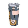 thumbnail image 2 of Kll Llama And Cactus Stainless Steel Vacuum Insulated Coffee Cup 20 Oz Insulated Travel Mug Water Cup With Leak-Proof Straw Lid & Flip Lid,1 Metal Straws,1 Cleaning Brush, 2 of 8