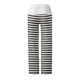 thumbnail image 4 of Gibobby pantalones de mezclilla mujer Pantalones de yoga sueltos con estampado de cintura elástica y tira de bolsillo de cintura alta para mujer Pantalones largos casuales (Gris, M), 4 of 5