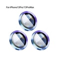 thumbnail image 2 of Stereoscopic scratch resistant rear lens protector tempered glass membrane cover-Multicolor For iPhone13Pro/13ProMax, 2 of 3
