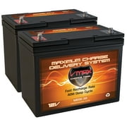 QTY 2 VMAXMB96 AGM Group 22 Deep Cycle Battery Replacement for Direct Transport Products Titan Boxter Viking 12V 60Ah Battery