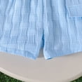 thumbnail image 5 of Soepste Summer Baby Boy Clothes Baby Boy Clothes 18-24 Months Toddler Boy Clothes Summer Outfits Kids Short Sleeve T-Shirt And Shorts, 5 of 8