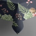 thumbnail image 4 of Pioneer Flower Floral Print Pattern Rectangle Tablecloth 60"x120", Waterproof Polyester Table Cloth, Wipeable Spillproof for Dining Camping Indoor Outdoor, 4 of 6